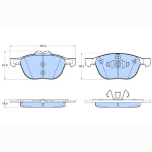 Δισκόφρενα  ZTEC+ για Ford